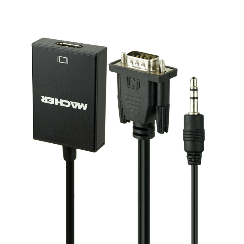 تبدیل Macher MR-207 VGA To HDMI + کابل پاور