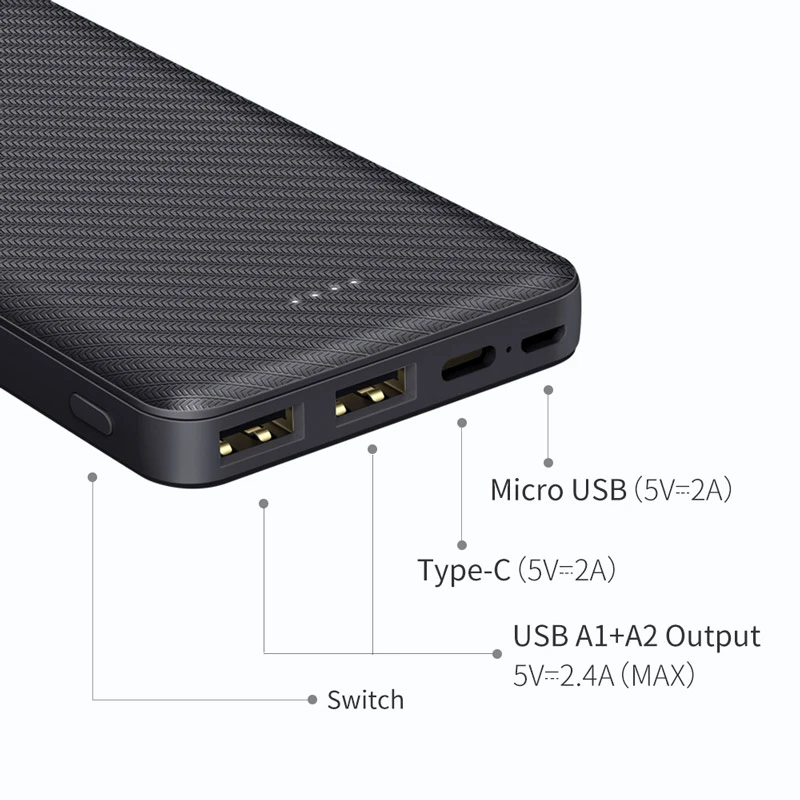 پاور بانک فست شارژ 10000 مک دودو Mcdodo MC-735