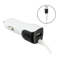 شارژر فندکی فست شارژ Micro & USB 2.4A