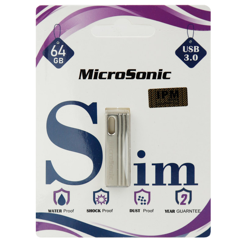 فلش 64 گیگ میکروسونیک Microsonic SLIM USB 3.0