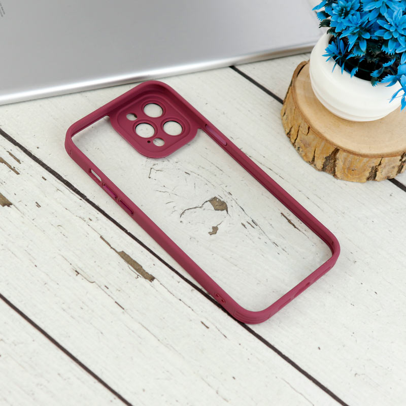 قاب ضد خش پشت شفاف New Skin محافظ لنز دار آیفون iPhone 12 Pro Max