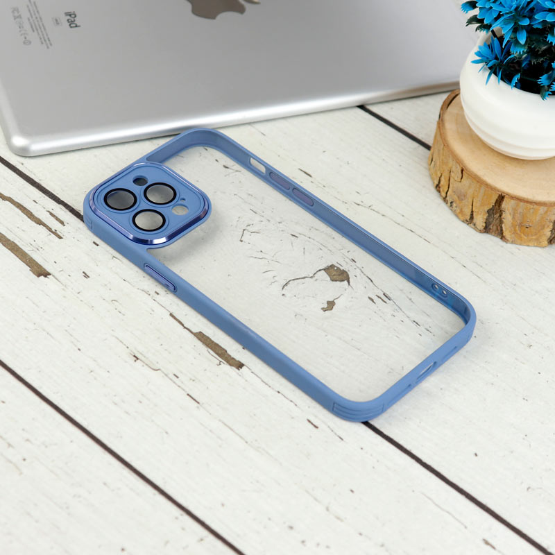 قاب ضد خش پشت شفاف New Skin محافظ لنز دار آیفون iPhone 12 Pro Max