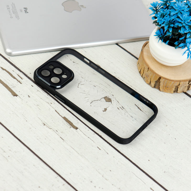 قاب ضد خش پشت شفاف New Skin محافظ لنز دار آیفون iPhone 12 Pro Max