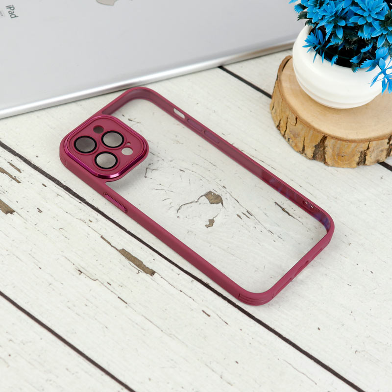 قاب ضد خش پشت شفاف New Skin محافظ لنز دار آیفون iPhone 12 Pro Max