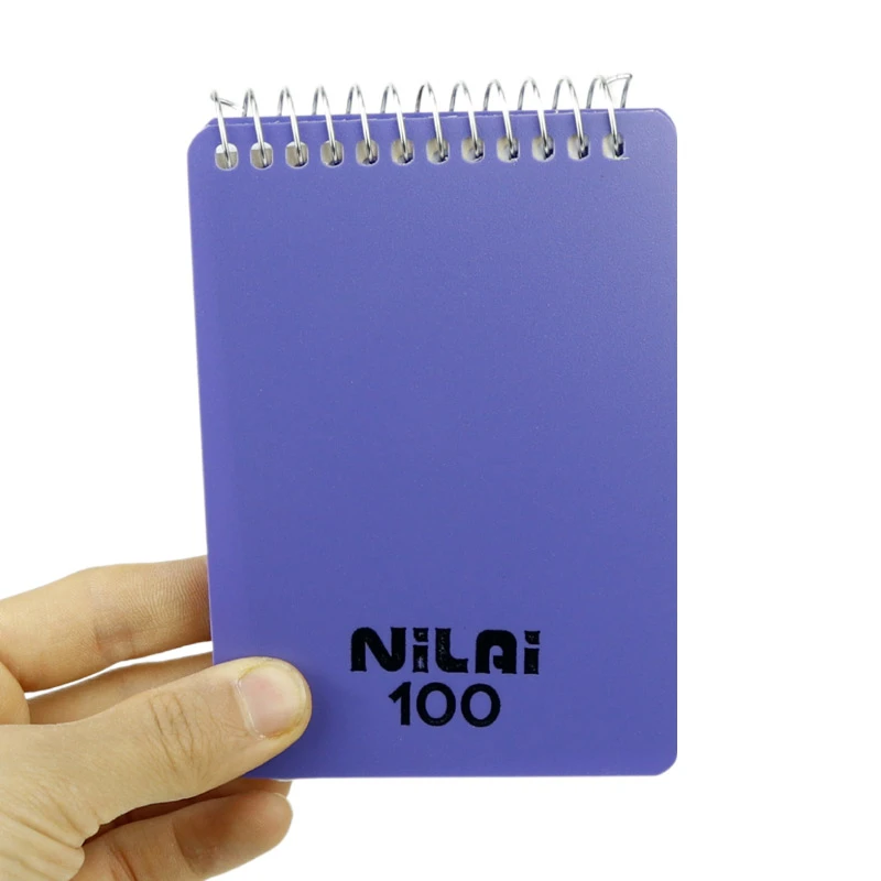 دفترچه یادداشت 100 برگ نیلای Nilai بالا بازشو کوچک