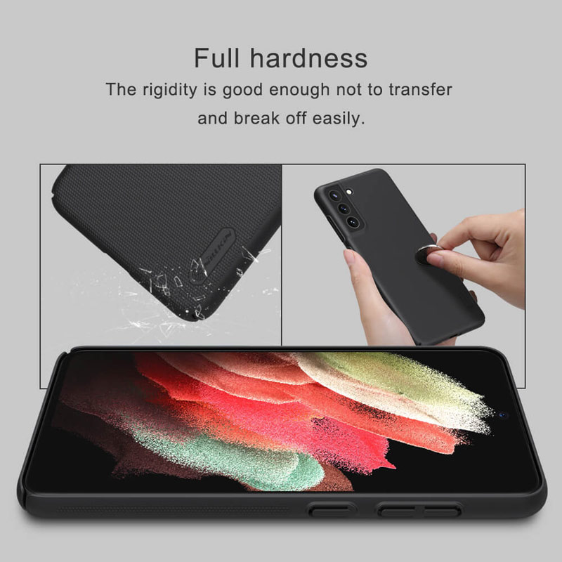 قاب اورجینال ضدضربه Super Frosted نیلکین Samsung Galaxy S21 FE 5G