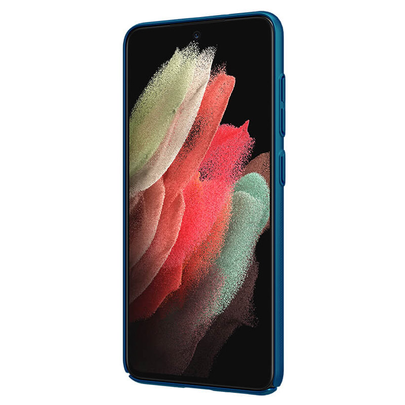 قاب اورجینال ضدضربه Super Frosted نیلکین Samsung Galaxy S21 FE 5G