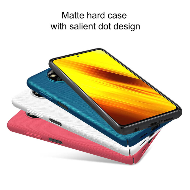 قاب اورجینال ضدضربه Super Frosted نیلکین Xiaomi Poco X3