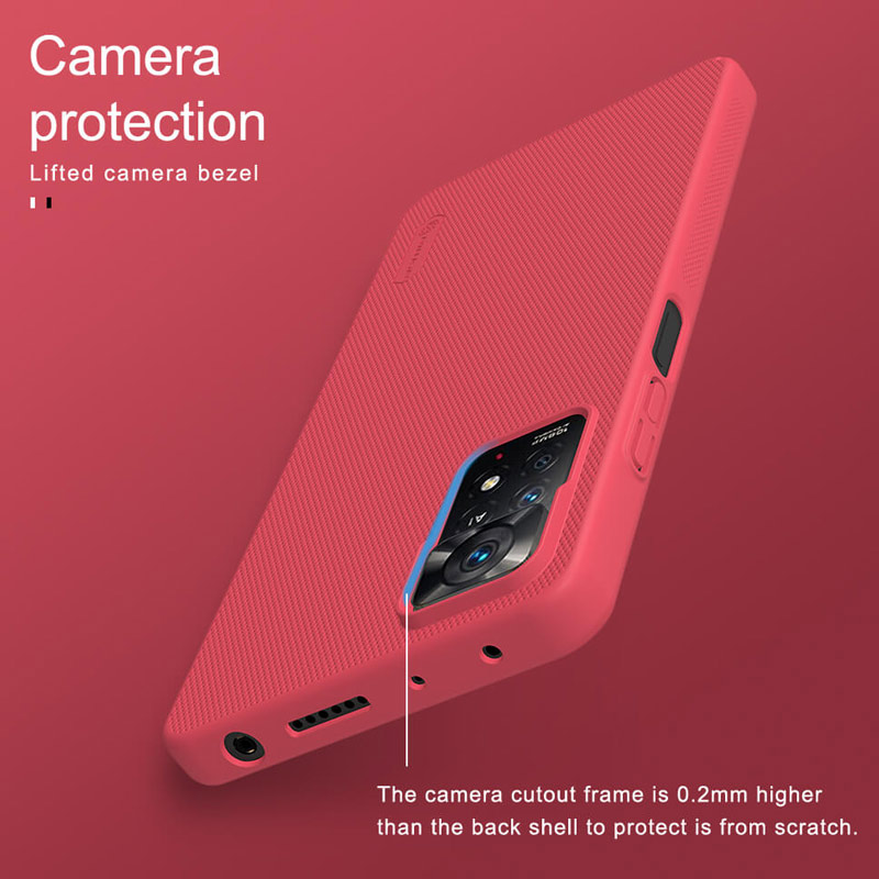 قاب اورجینال ضدضربه Super Frosted نیلکین Xiaomi Redmi Note 11 Pro