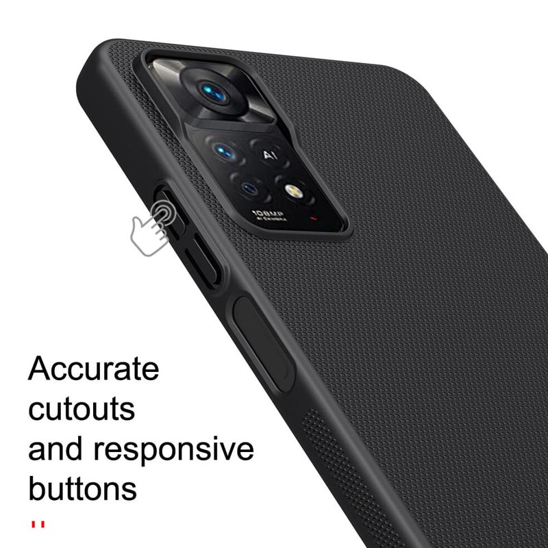 قاب اورجینال ضدضربه Super Frosted نیلکین Xiaomi Redmi Note 11 Pro