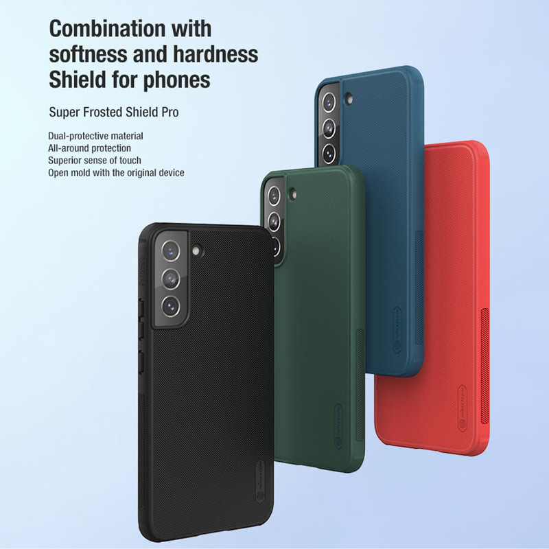 قاب اورجینال ضدضربه Super Frosted Pro نیلکین Samsung Galaxy S22 Plus