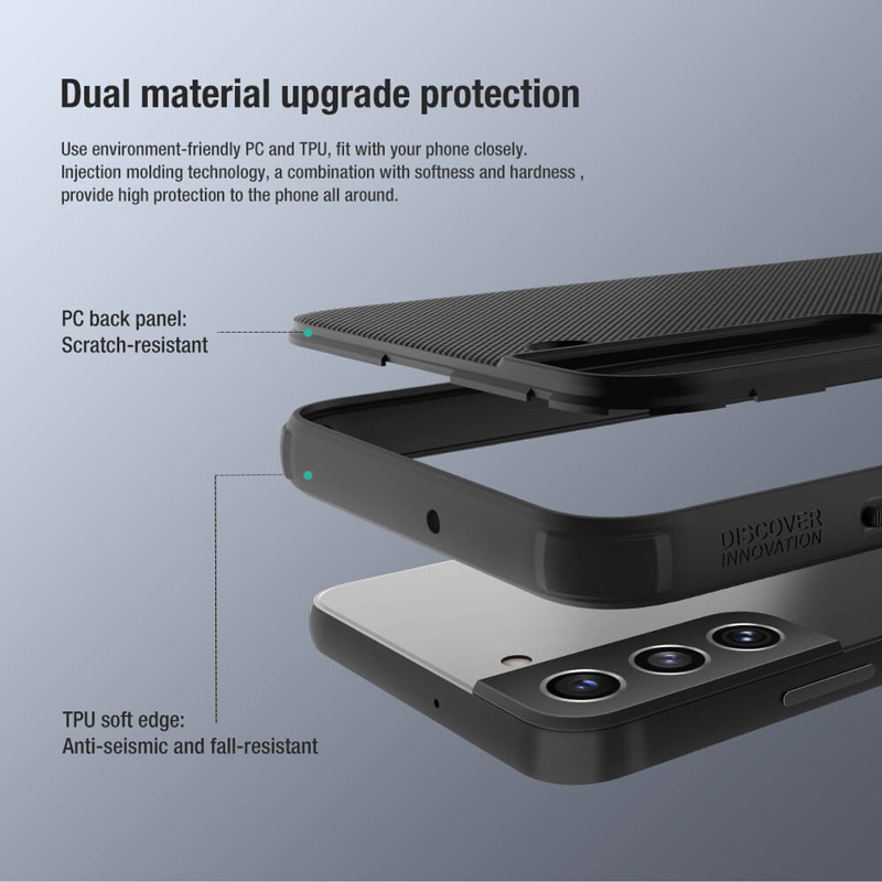 قاب اورجینال ضدضربه Super Frosted Pro نیلکین Samsung Galaxy S22 Plus