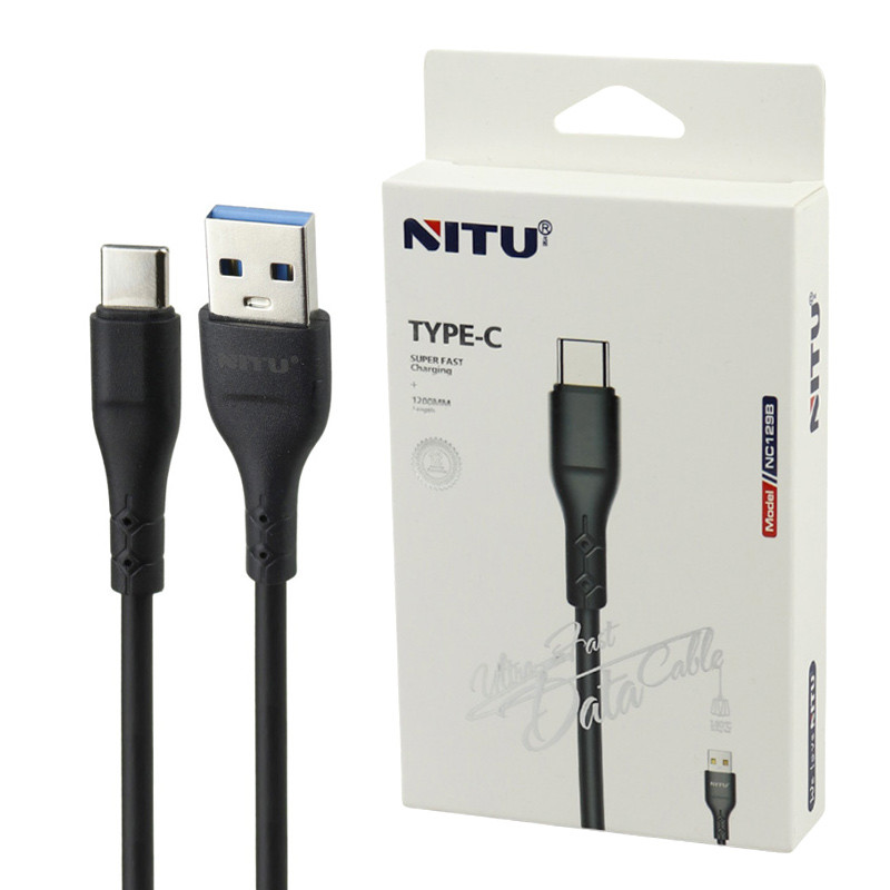 کابل تایپ سی فست شارژ Nitu NC129 1.2m