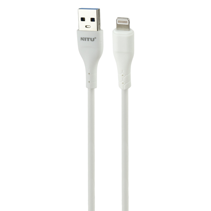 کابل آیفونی فست شارژ Nitu NC130 2.4A 1.2m