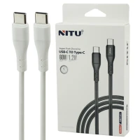 کابل تبدیل فست شارژ Nitu NC141 Type-C to Type-C 60W 1.2m