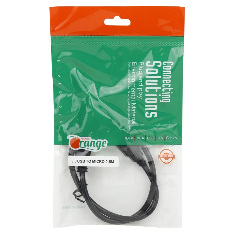 کابل هارد USB3.0 اورنج Orange طول 0.5 متر