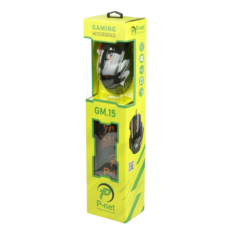 موس گیمینگ P-net GM.15 + پد موس