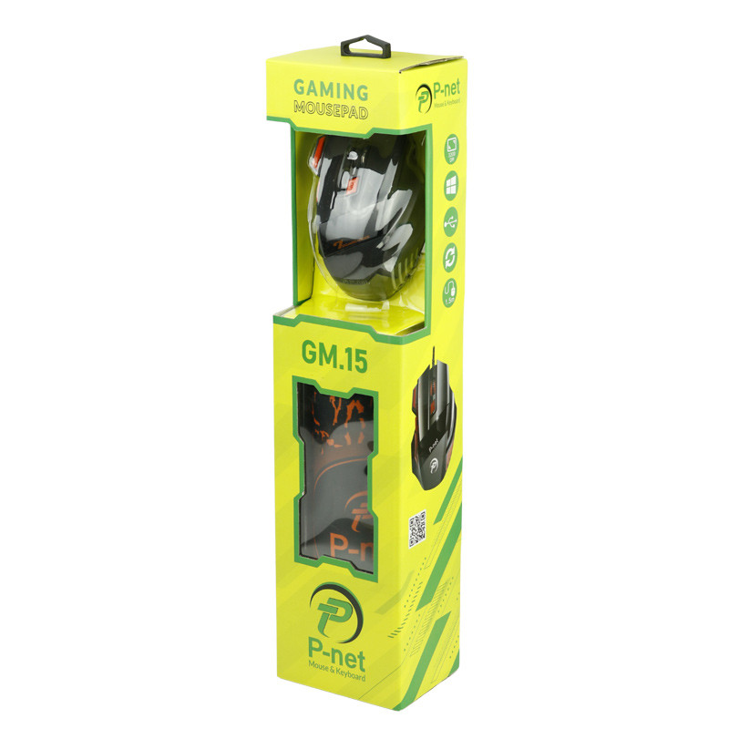 موس گیمینگ P-net GM.15 + پد موس