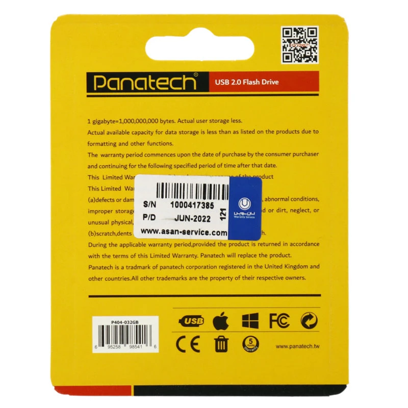 فلش 32 گیگ پاناتک Panatech P404