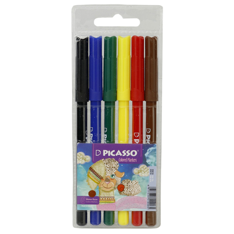 ماژیک نقاشی 6 رنگ پیکاسو Picasso Fine TIP