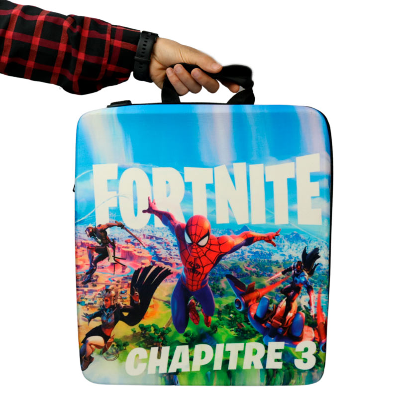 کیف کنسول بازی PS4 طرح Fortnite Chapitre 3