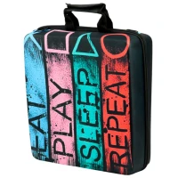 کیف کنسول بازی PS4 طرح Eat Play Sleep Repeat کد 4