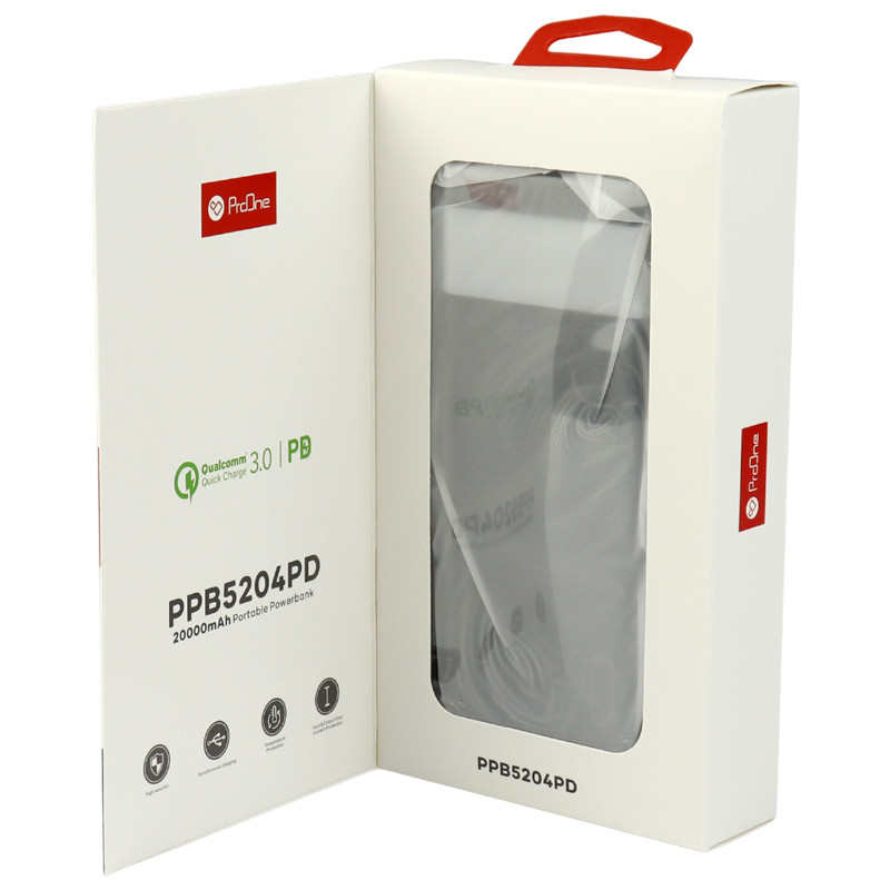 پاور بانک فست شارژ 20000 پرووان ProOne PPB5204PD QC3.0 PD 18W