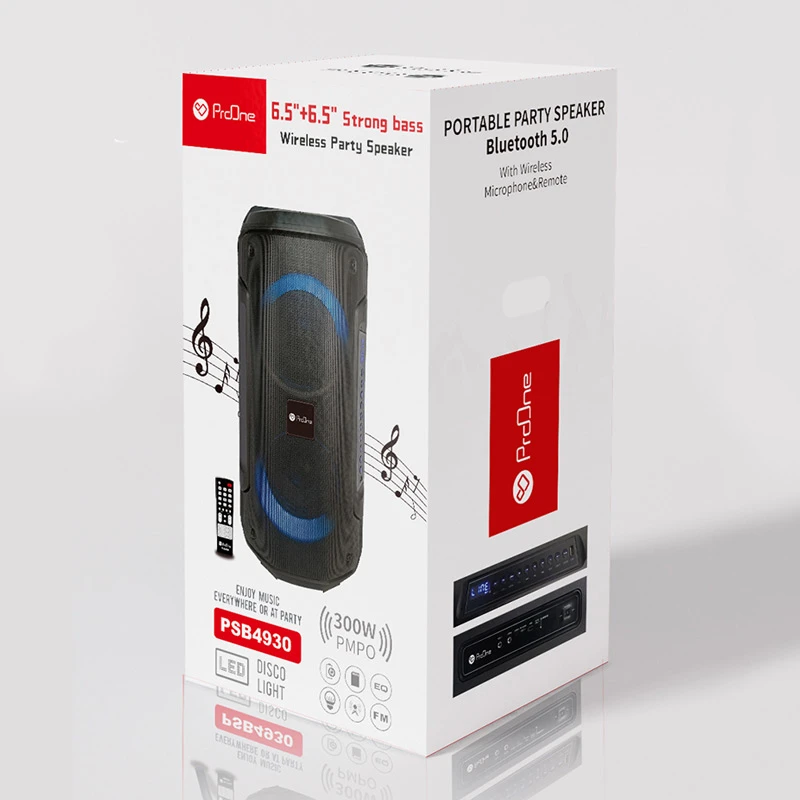 اسپیکر بلوتوثی رم و فلش خور ProOne PSB4930 + میکروفون و ریموت کنترل