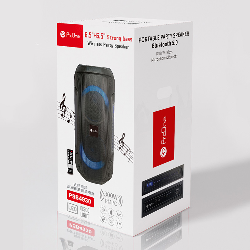 اسپیکر بلوتوثی رم و فلش خور ProOne PSB4930 + میکروفون و ریموت کنترل