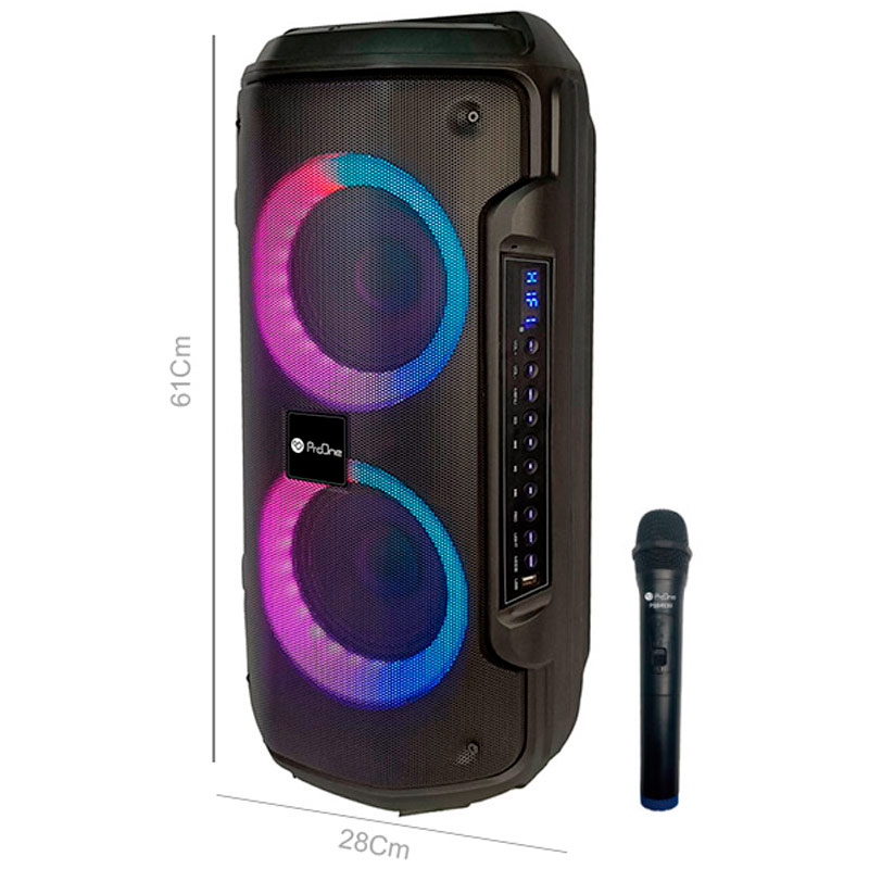 اسپیکر بلوتوثی رم و فلش خور ProOne PSB4930 + میکروفون و ریموت کنترل