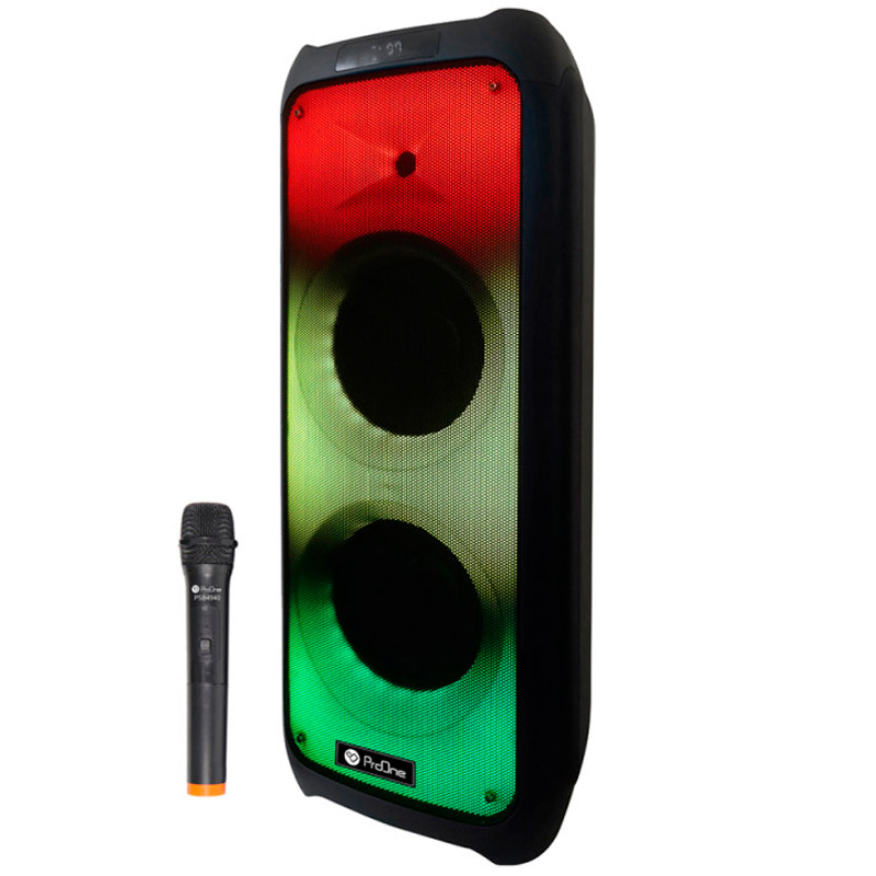 اسپیکر چمدانی بلوتوثی رم و فلش خور ProOne PSB4940 + میکروفون و ریموت کنترل