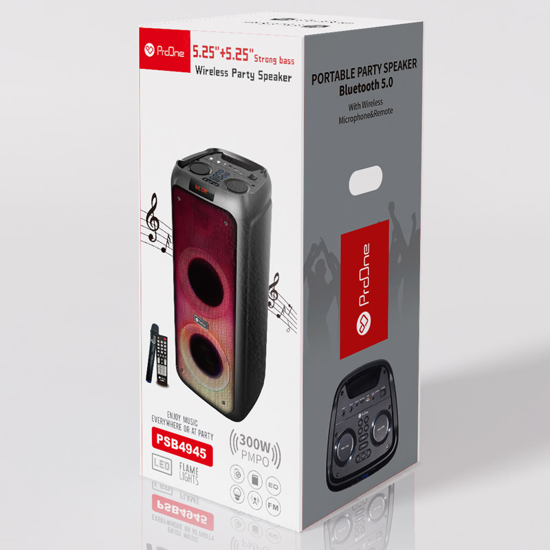 اسپیکر بلوتوثی رم و فلش خور ProOne PSB4945 + میکروفون و ریموت کنترل