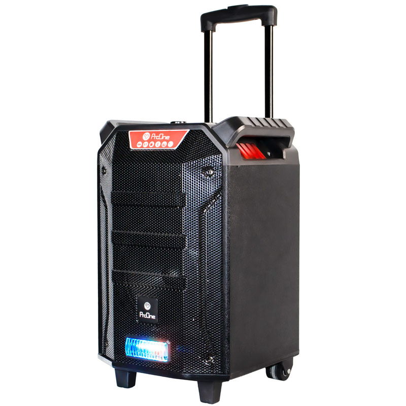 اسپیکر چمدانی بلوتوثی رم و فلش خور ProOne PSB4955 + میکروفون و ریموت کنترل