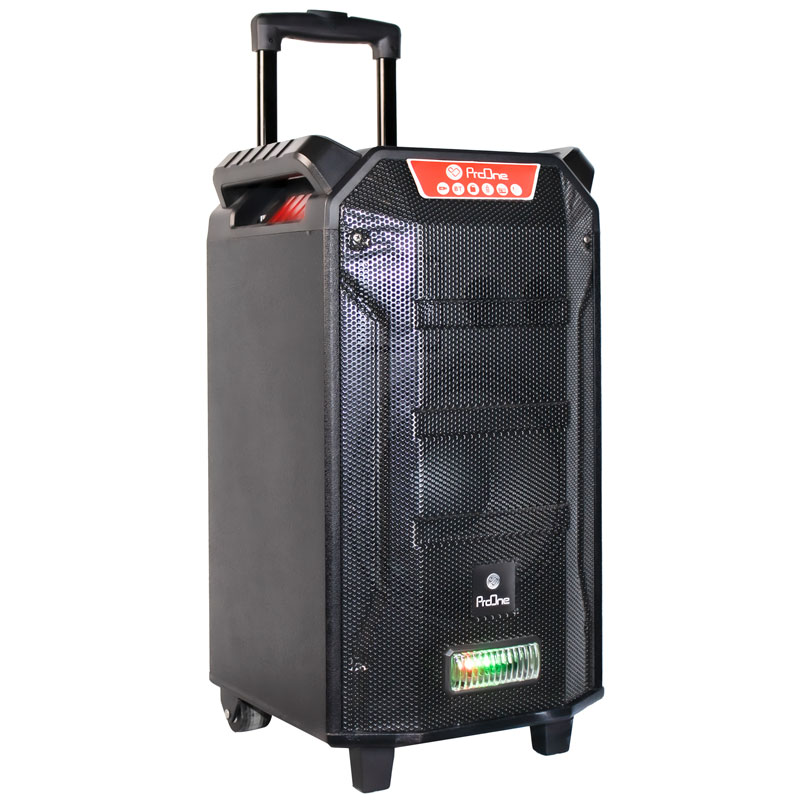 اسپیکر چمدانی بلوتوثی رم و فلش خور ProOne PSB4965 + میکروفون و ریموت کنترل