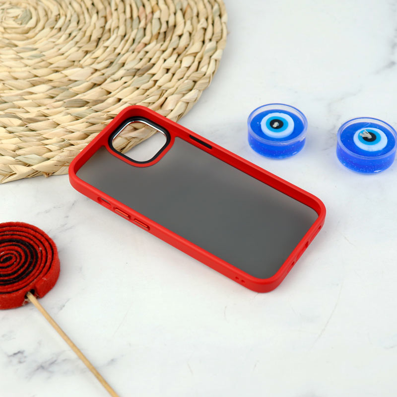 قاب پشت مات Q.Series دور لنز فلزی iPhone 13