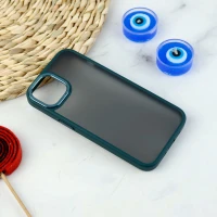 قاب پشت مات Q.Series دور لنز فلزی iPhone 13