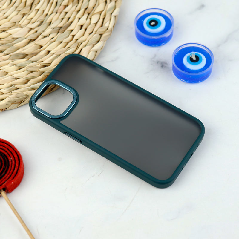 قاب پشت مات Q.Series دور لنز فلزی iPhone 13