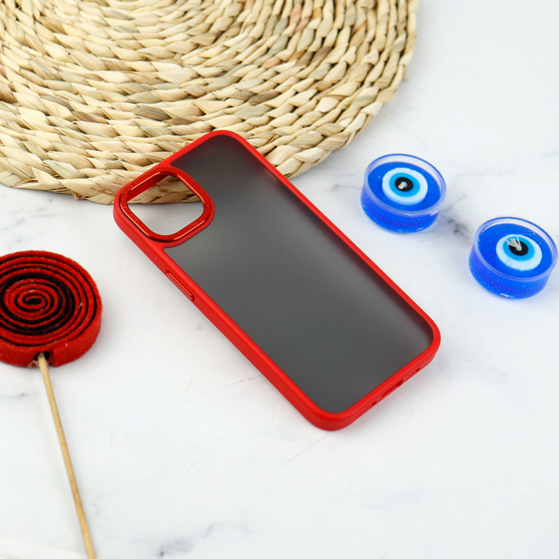 قاب پشت مات Q.Series دور لنز فلزی iPhone 13
