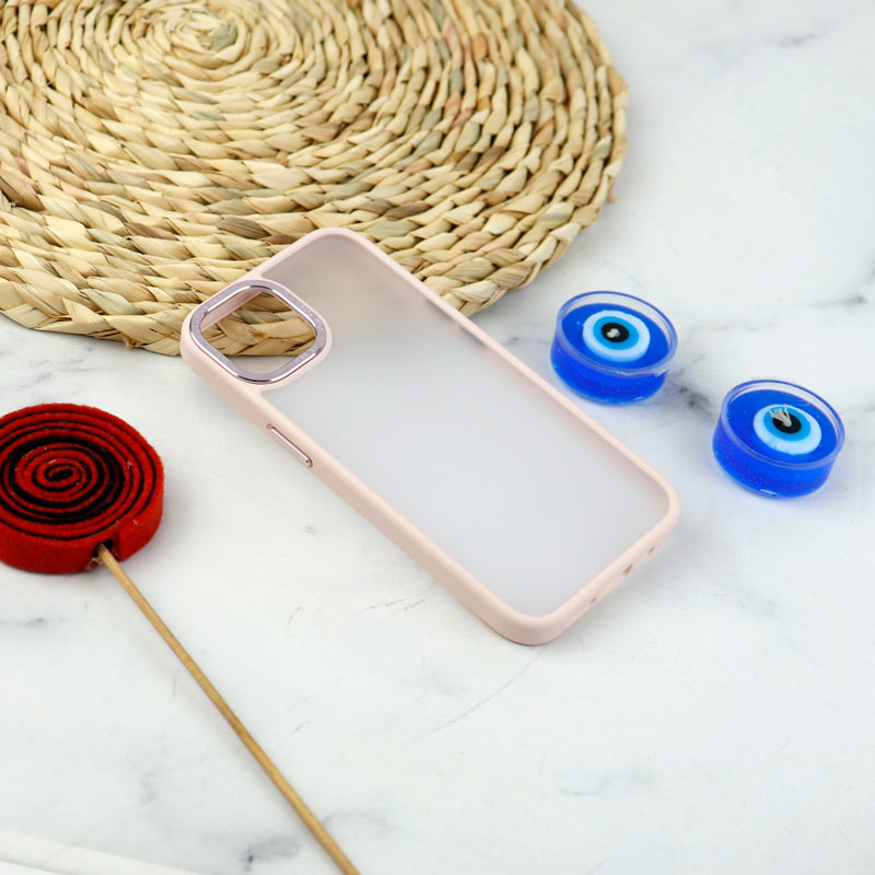 قاب پشت مات Q.Series دور لنز فلزی iPhone 13