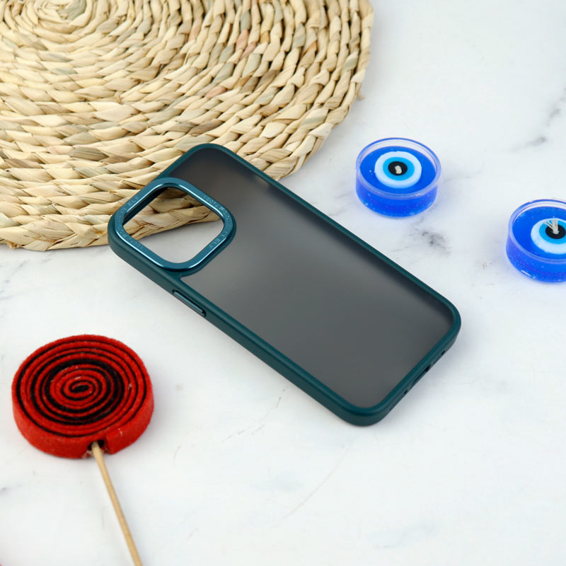 قاب پشت مات Q.Series دور لنز فلزی iPhone 13 Pro