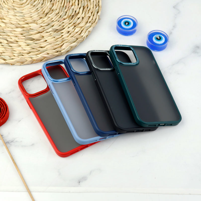 قاب پشت مات Q.Series دور لنز فلزی iPhone 13 Pro Max