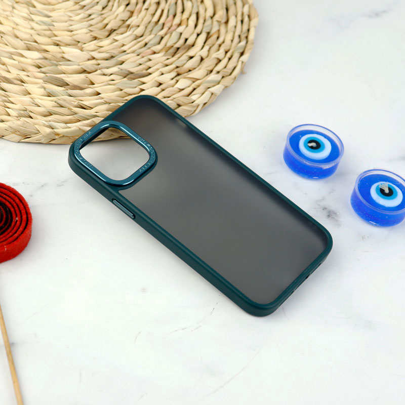 قاب پشت مات Q.Series دور لنز فلزی iPhone 13 Pro Max