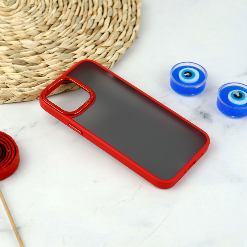 قاب پشت مات Q.Series دور لنز فلزی iPhone 13 Pro Max