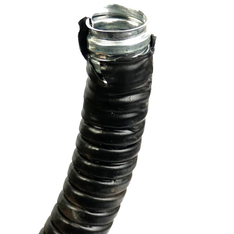 لوله فلکسی خرطومی روکش دار فلزی سایز 13 متراژ 25 متر Rahrod