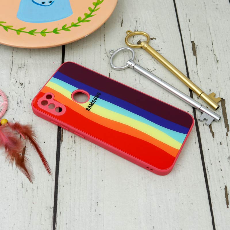 قاب محافظ لنزدار پشت گلسی آبرنگی Samsung Galaxy A11