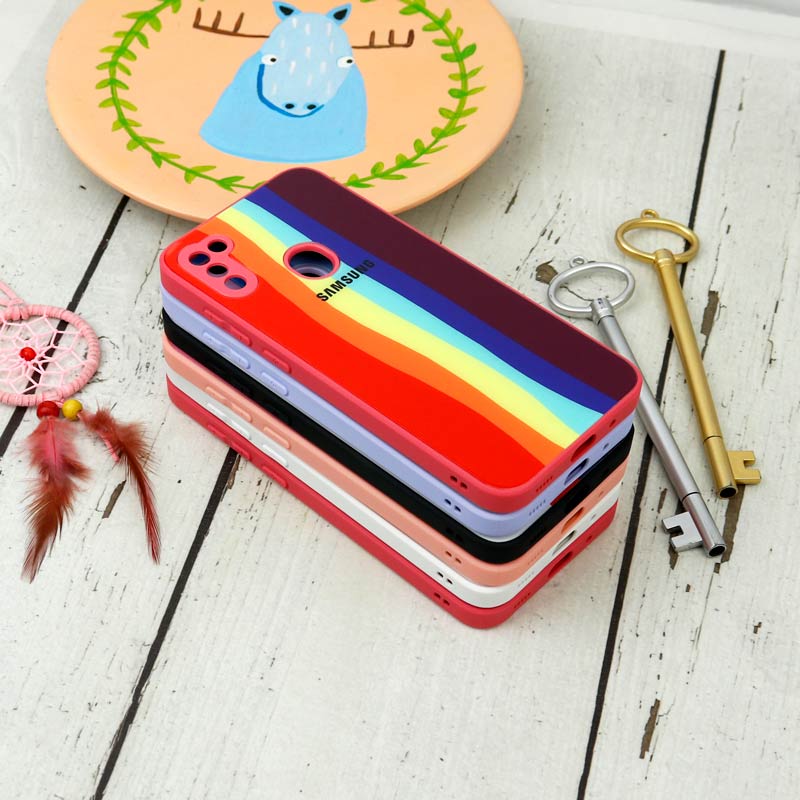 قاب محافظ لنزدار پشت گلسی آبرنگی Samsung Galaxy A11