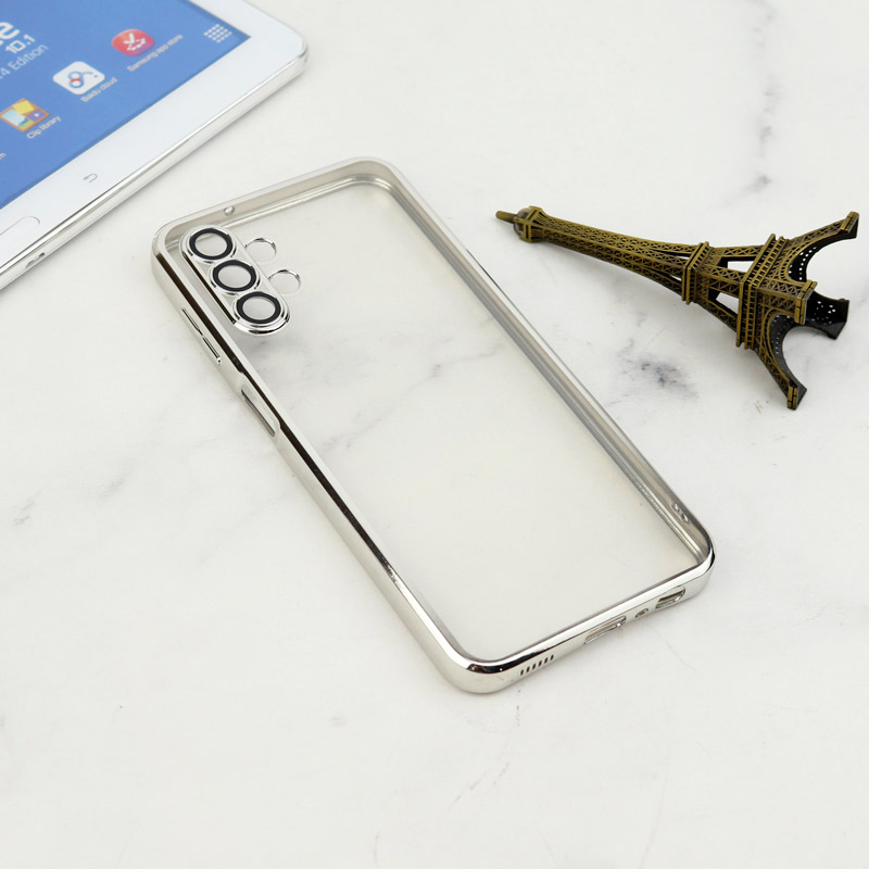 قاب شفاف دور رنگی محافظ لنزدار Samsung Galaxy A13 4G