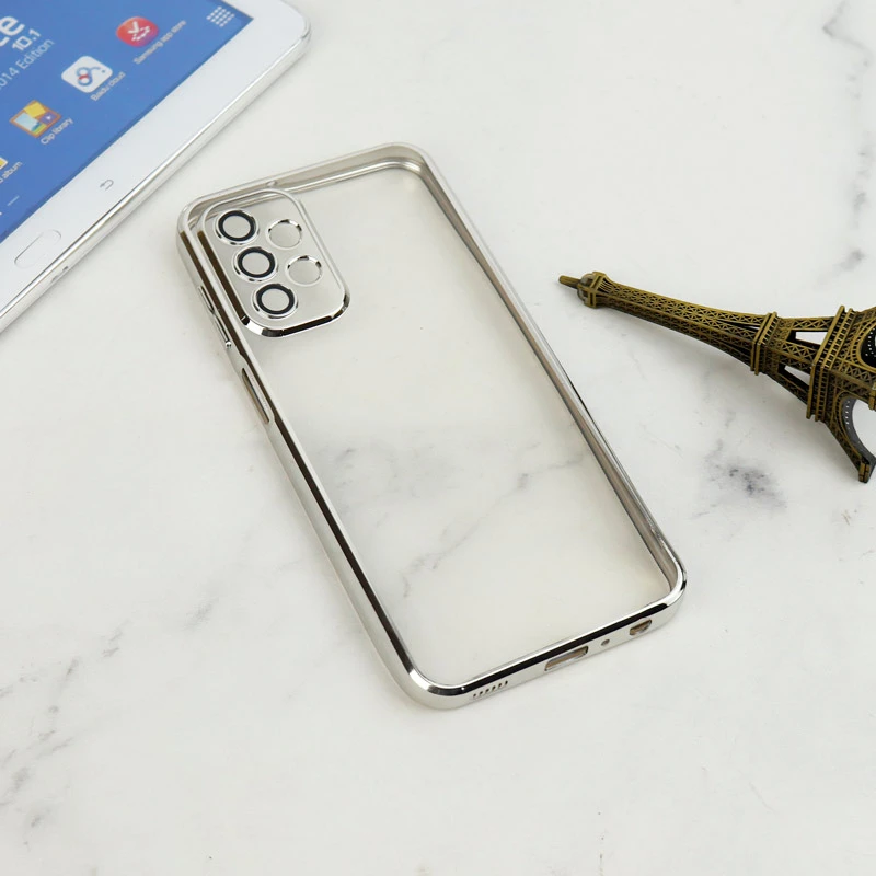 قاب شفاف دور رنگی محافظ لنزدار Samsung Galaxy A23