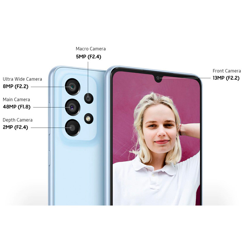 گوشی موبایل سامسونگ Samsung Galaxy A33 5G Dual Sim ظرفیت 128 گیگابایت و رم 6 گیگابایت