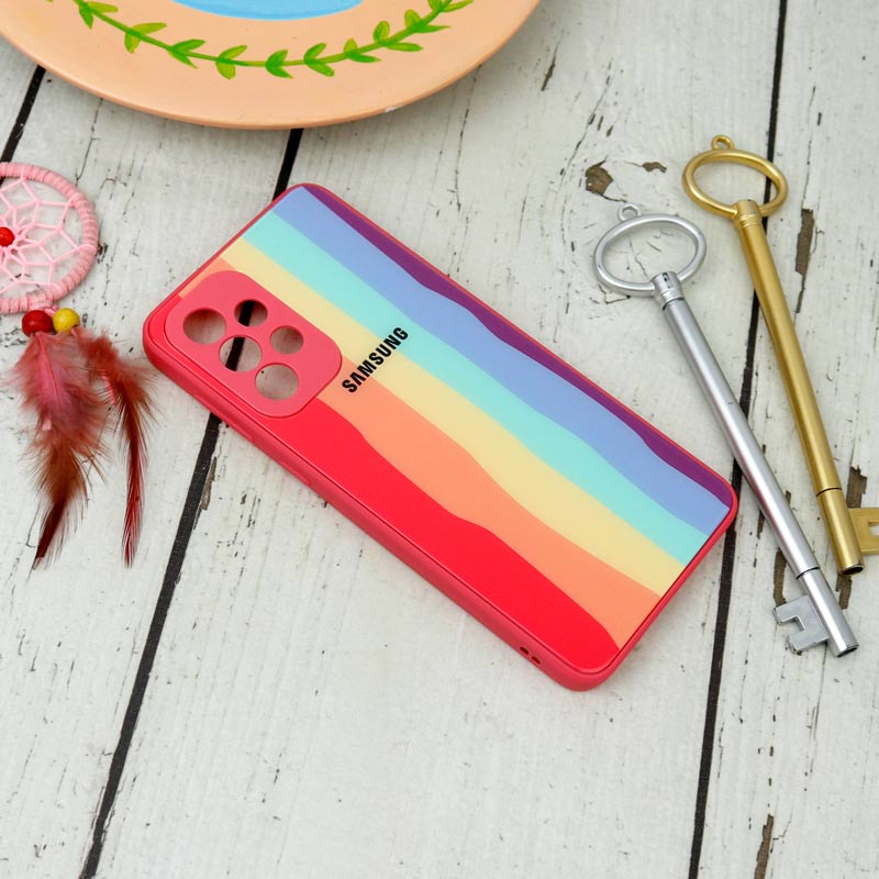 قاب محافظ لنزدار پشت گلسی آبرنگی Samsung Galaxy A33 5G